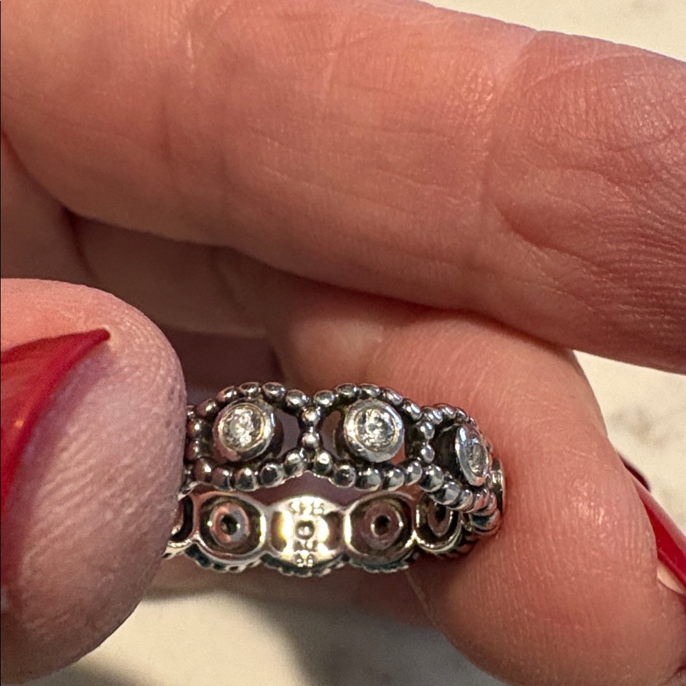 PANDORA Her Majesty Sterling Silver Ring - Picture 4 of 4